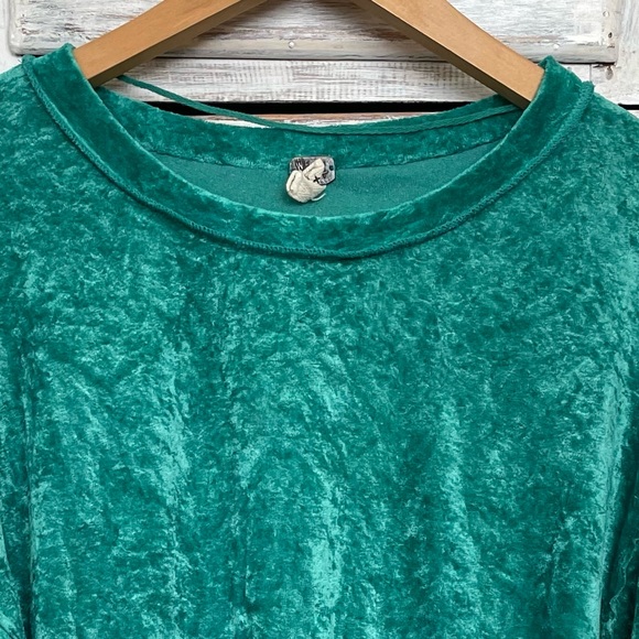 Free People We the Free velour long sleeve top, XS, perfect condition - Picture 6 of 13